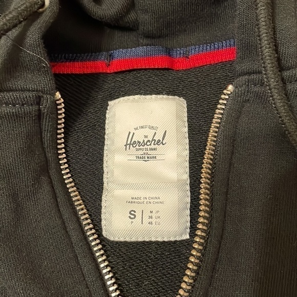 Herschel Full-Zip Black Size Small - Picture 2 of 8
